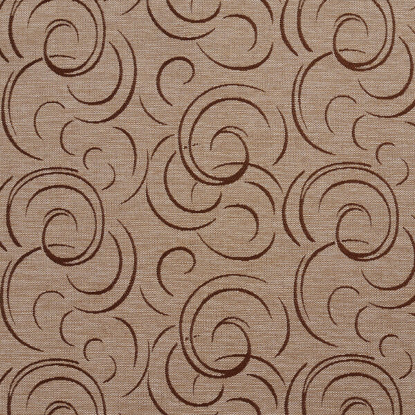 Charlotte Fabrics 1650 Latte Swirl upholstery fabric swatch for sample-first furniture planning