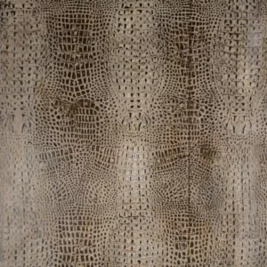 Caiman Driftwood upholstery fabric swatch