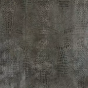 Caiman Midnight upholstery fabric swatch