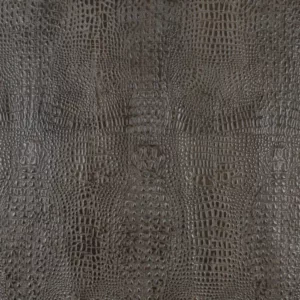 Caiman Slate upholstery fabric swatch