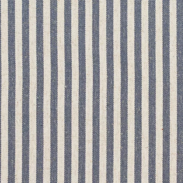 Charlotte Fabrics D237 Denim Stripe upholstery fabric swatch for sample-first furniture planning