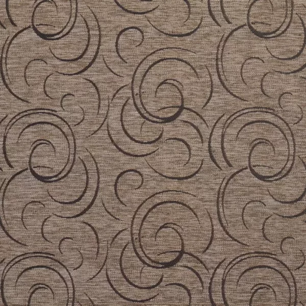 Charlotte Fabrics D1868 Sable Swirl upholstery fabric swatch for sample-first furniture planning