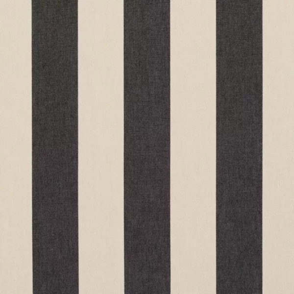 Charlotte Fabrics 9543 Graphite Stripe upholstery fabric swatch for sample-first furniture planning