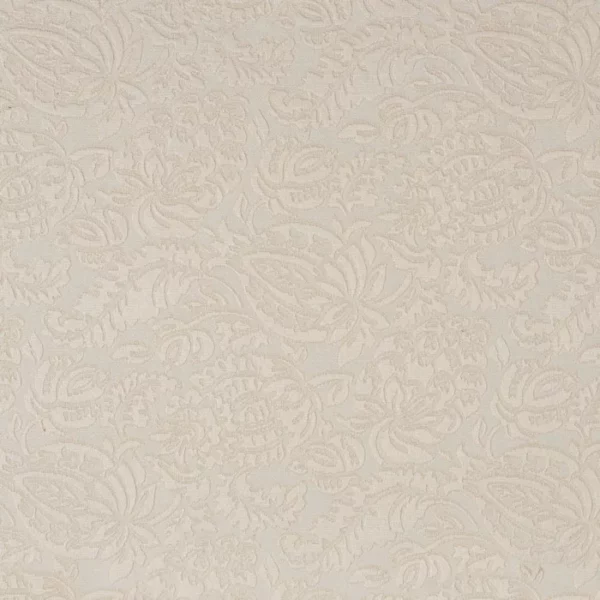 Charlotte Fabrics 5555 Ivory/Garden upholstery fabric swatch for sample-first furniture planning