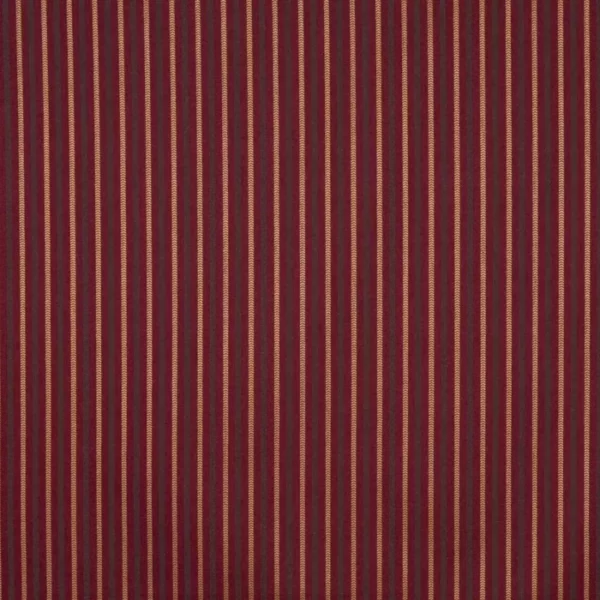 Charlotte Fabrics 6749 Wine/Stripe upholstery fabric swatch for sample-first furniture planning