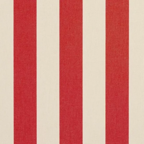 Charlotte Fabrics 9547 Poppy Stripe upholstery fabric swatch for sample-first furniture planning