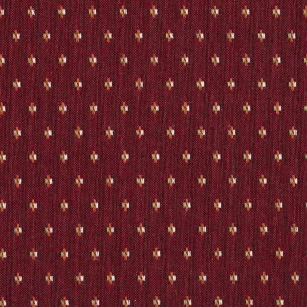 Charlotte Fabrics 5836 Spice Dot upholstery fabric swatch for sample-first furniture planning