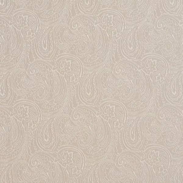 Charlotte Fabrics 2632 Linen/Paisley upholstery fabric swatch for sample-first furniture planning