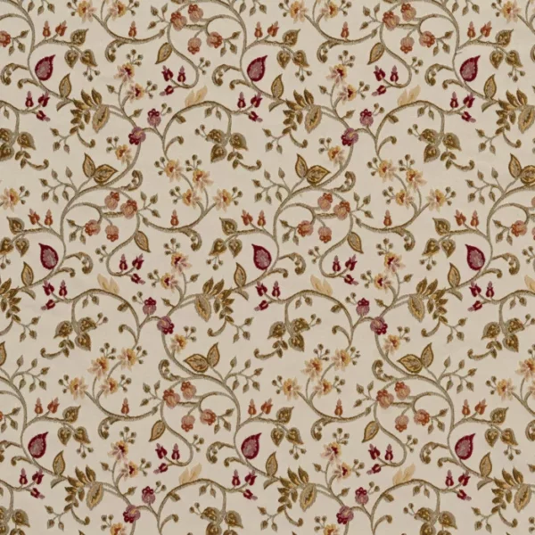 Charlotte Fabrics 1960 Blossom upholstery fabric swatch for sample-first furniture planning