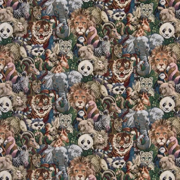 Charlotte Fabrics 1017 Jungle upholstery fabric swatch for sample-first furniture planning