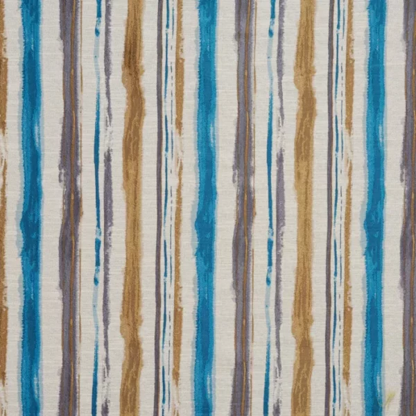 Charlotte Fabrics 5750 Lagoon Stripe upholstery fabric swatch for sample-first furniture planning