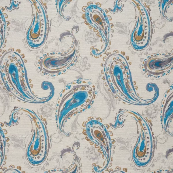 Charlotte Fabrics 5752 Lagoon upholstery fabric swatch for sample-first furniture planning