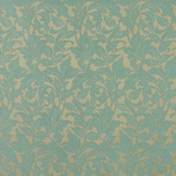 Charlotte Fabrics 6600 Seafoam/Leaf upholstery fabric swatch for sample-first furniture planning