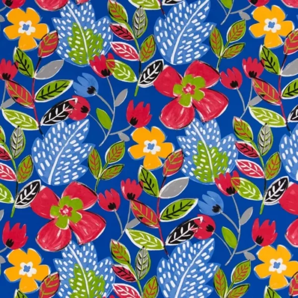 Charlotte Fabrics D2745 Ultramarine upholstery fabric swatch for sample-first furniture planning