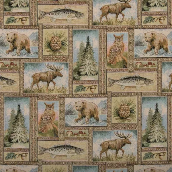 Charlotte Fabrics 1023 Yellowstone upholstery fabric swatch for sample-first furniture planning