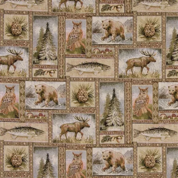 Charlotte Fabrics 1024 Woodland upholstery fabric swatch for sample-first furniture planning