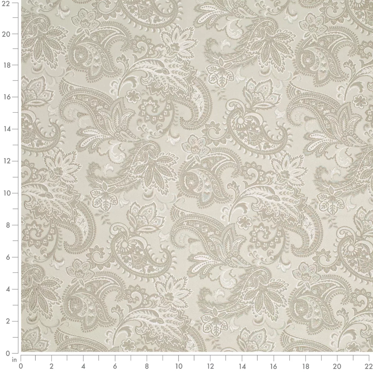 D1556 Champagne Paisley 2
