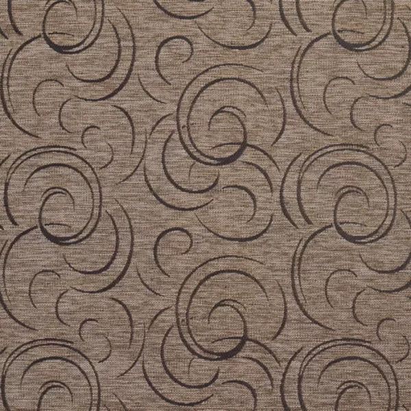 Charlotte Fabrics 1640 Sable Swirl upholstery fabric swatch for sample-first furniture planning