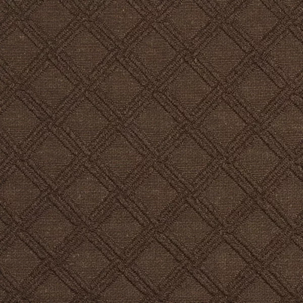 Charlotte Fabrics 5552 Cocoa/Diamond upholstery fabric swatch for sample-first furniture planning