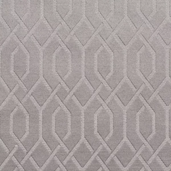 Charlotte Fabrics D183 Platinum Lattice upholstery fabric swatch for sample-first furniture planning