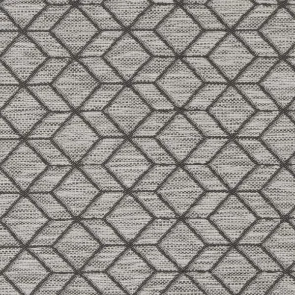 Charlotte Fabrics D1887 Ash Geo upholstery fabric swatch for sample-first furniture planning