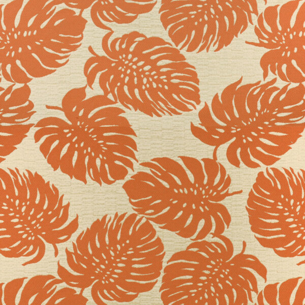 Orange upholstery fabric