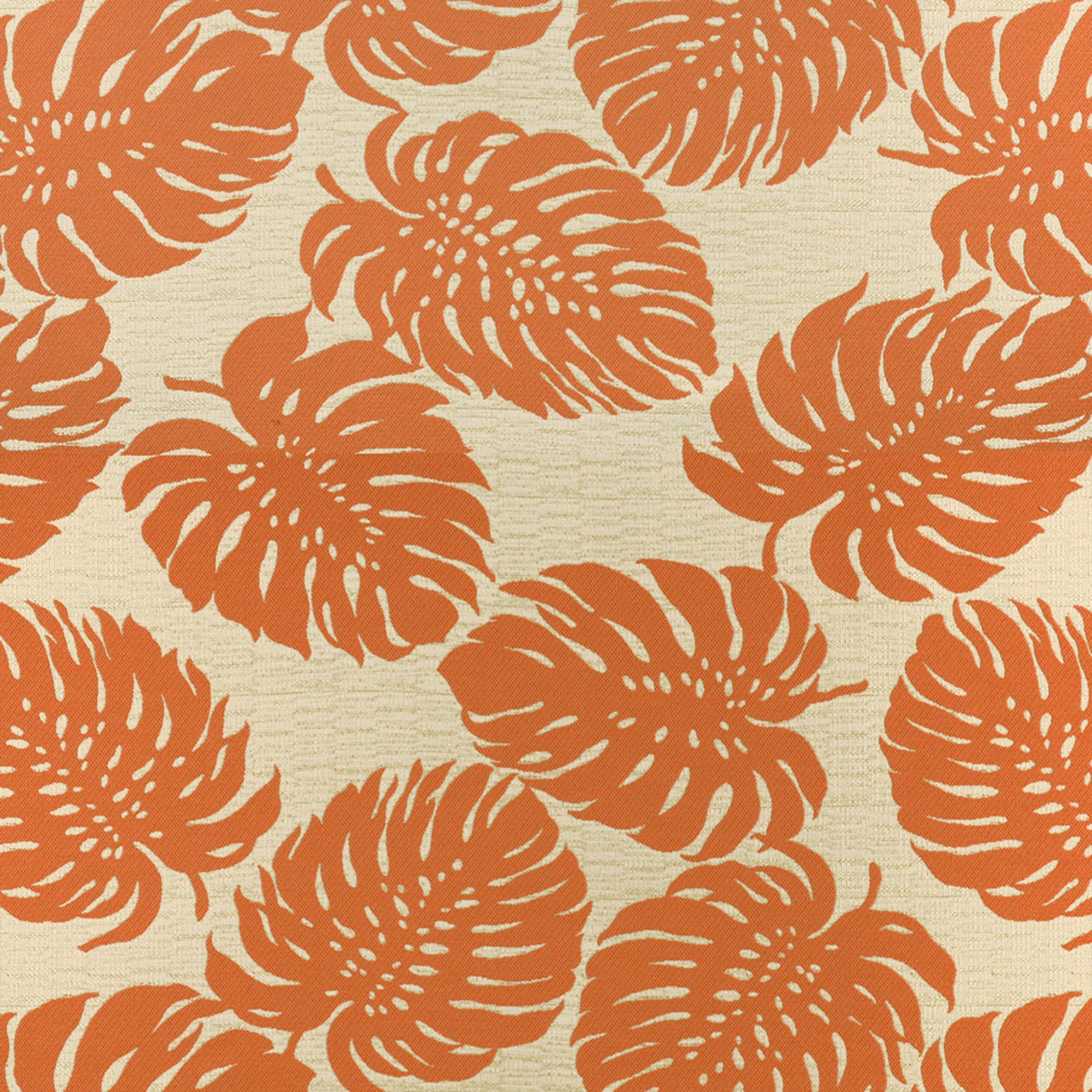 Orange upholstery fabric