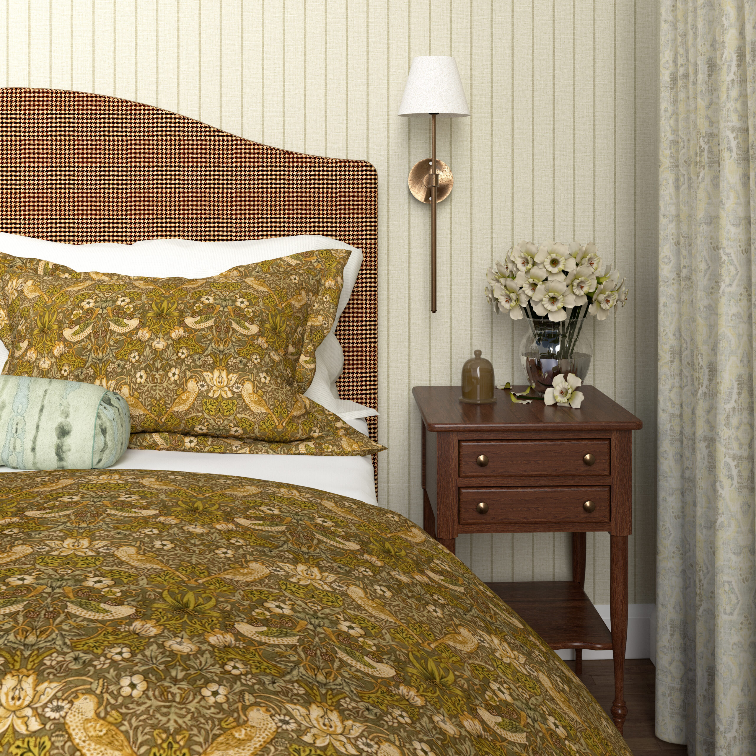 Gold upholstery fabric