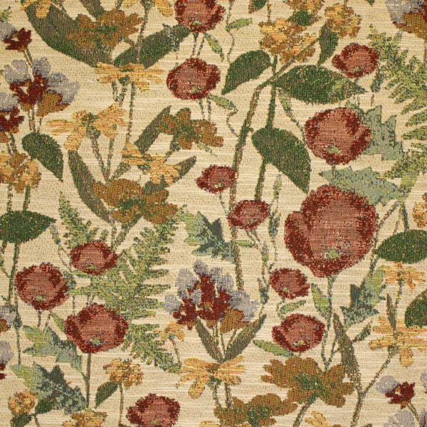 Yellow upholstery fabric