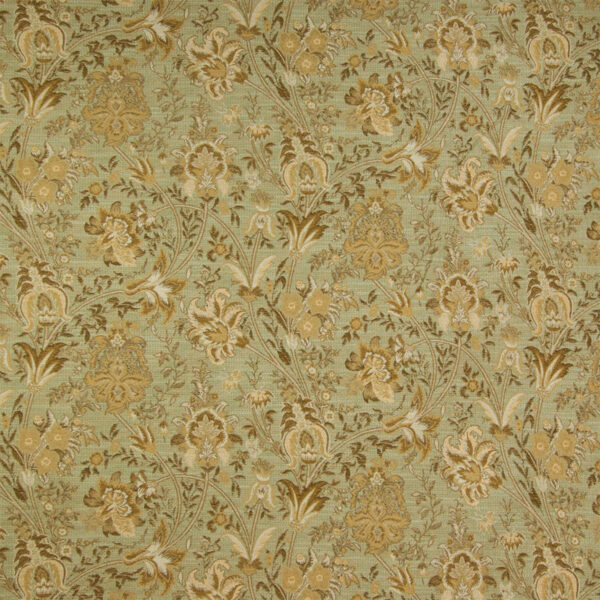 Green upholstery fabric
