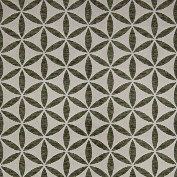 Green upholstery fabric