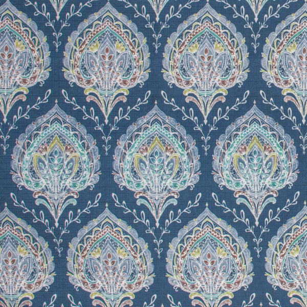Greenhouse Fabrics F1501 Indigo upholstery fabric swatch for sample-first furniture planning