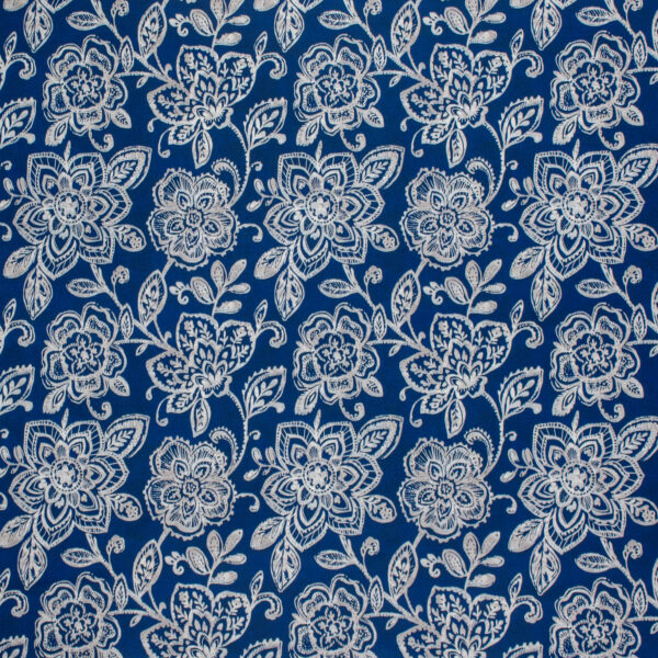 Greenhouse Fabrics F1504 Blue upholstery fabric swatch for sample-first furniture planning