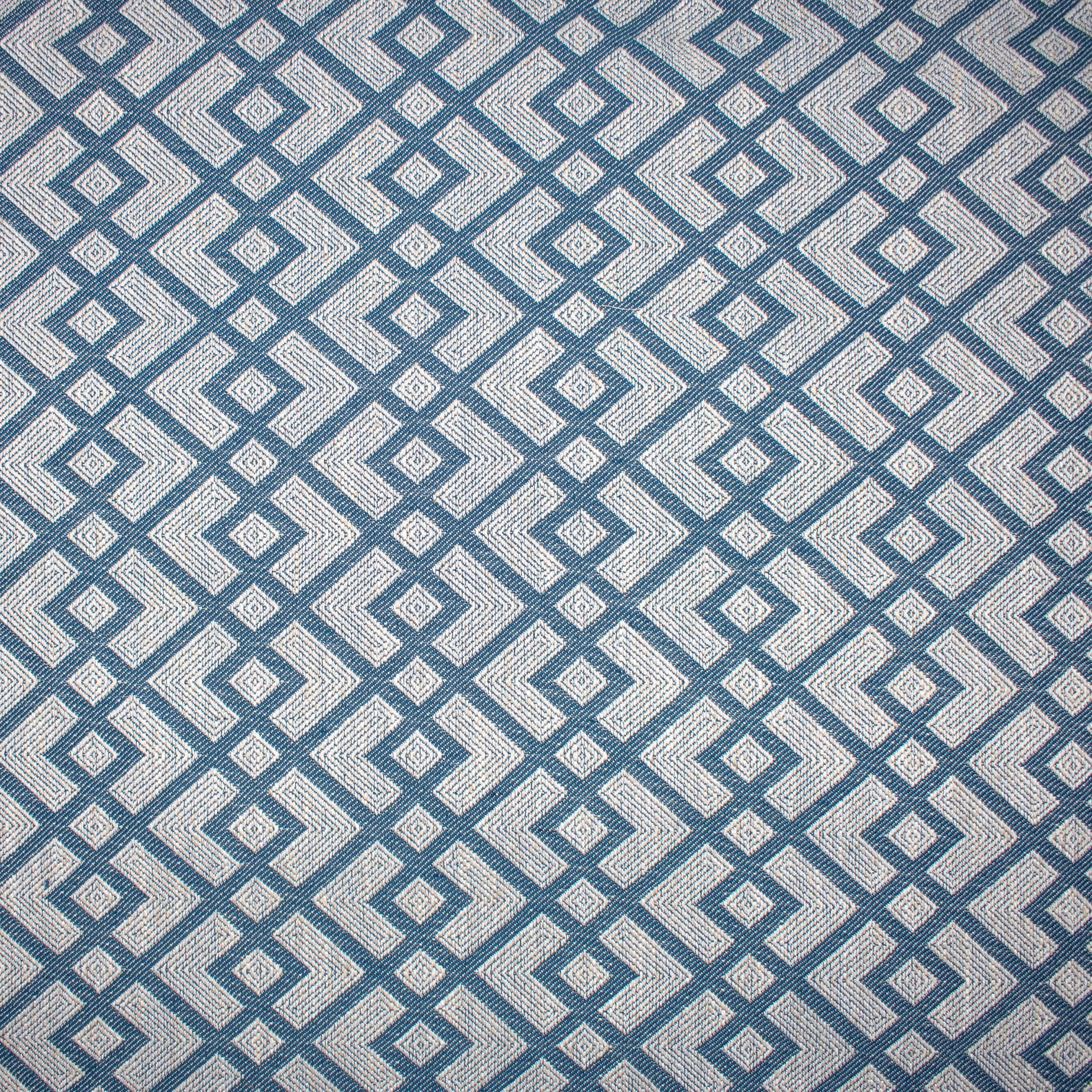 Blue upholstery fabric
