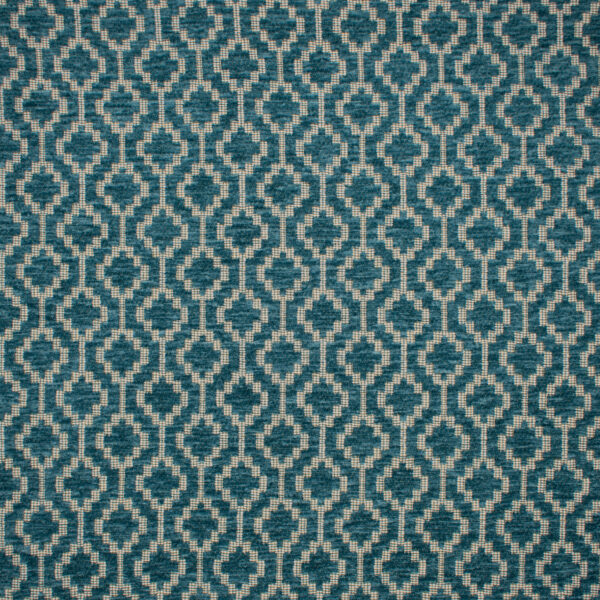Greenhouse Fabrics F1694 Teal upholstery fabric swatch for sample-first furniture planning