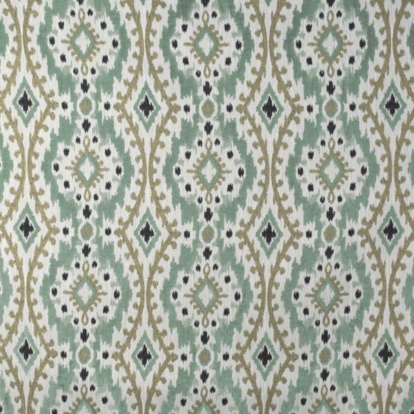 Green upholstery fabric