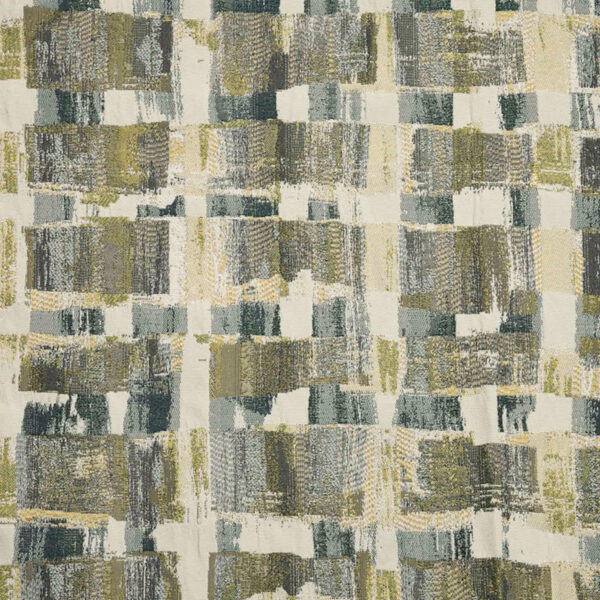 Green upholstery fabric