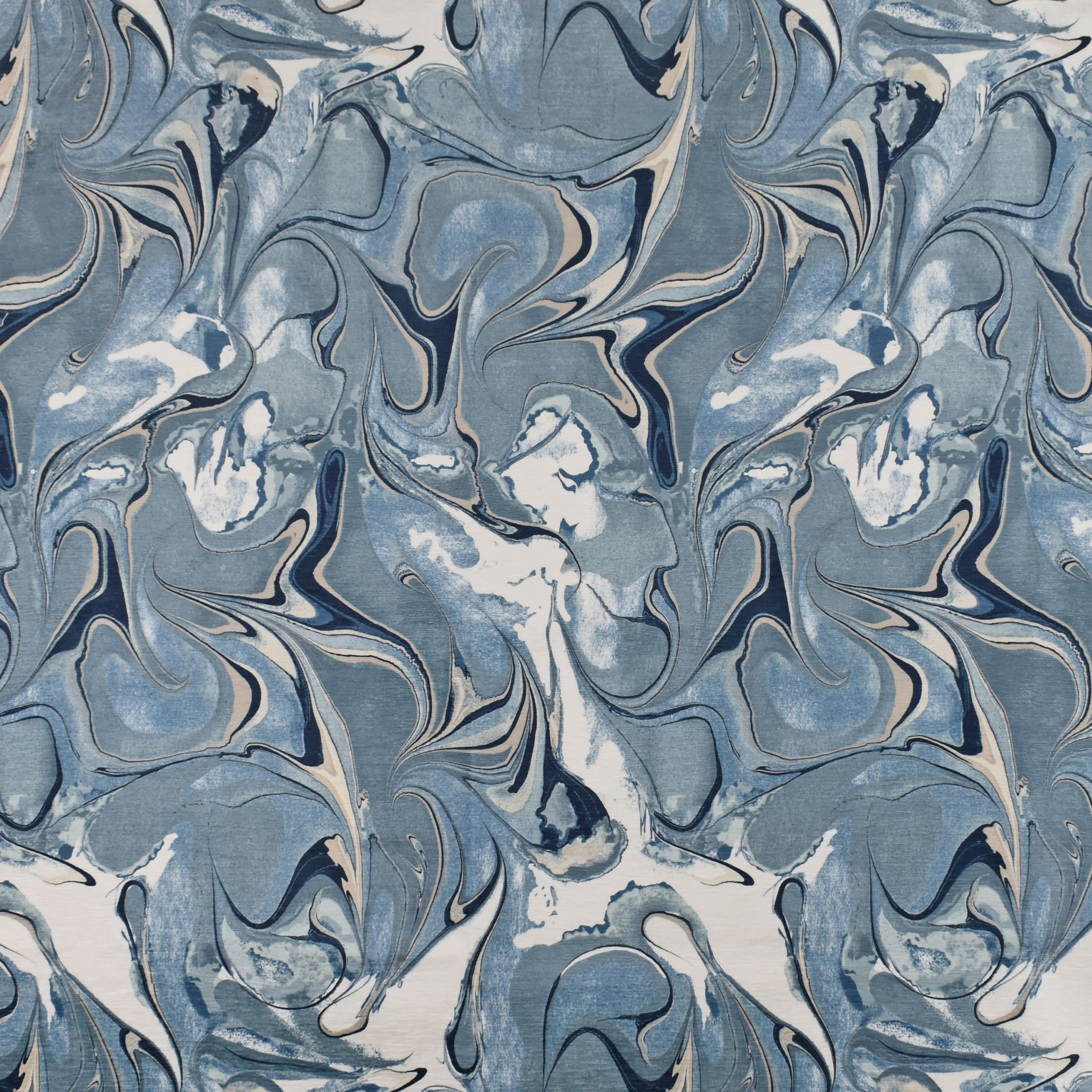 Blue upholstery fabric