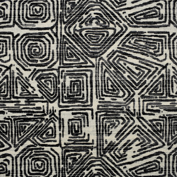 Greenhouse Fabrics F2784 Black upholstery fabric swatch for sample-first furniture planning