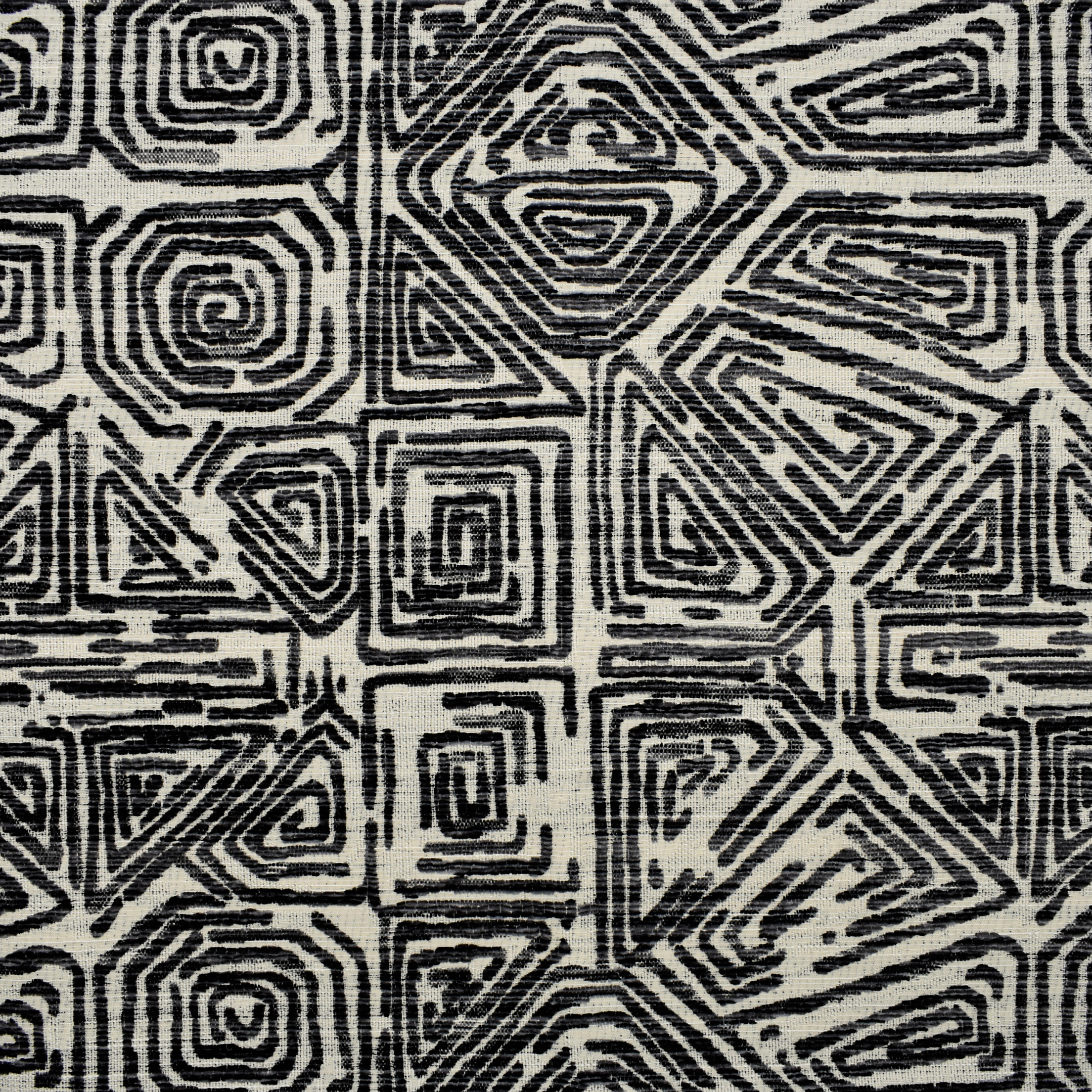 Black upholstery fabric