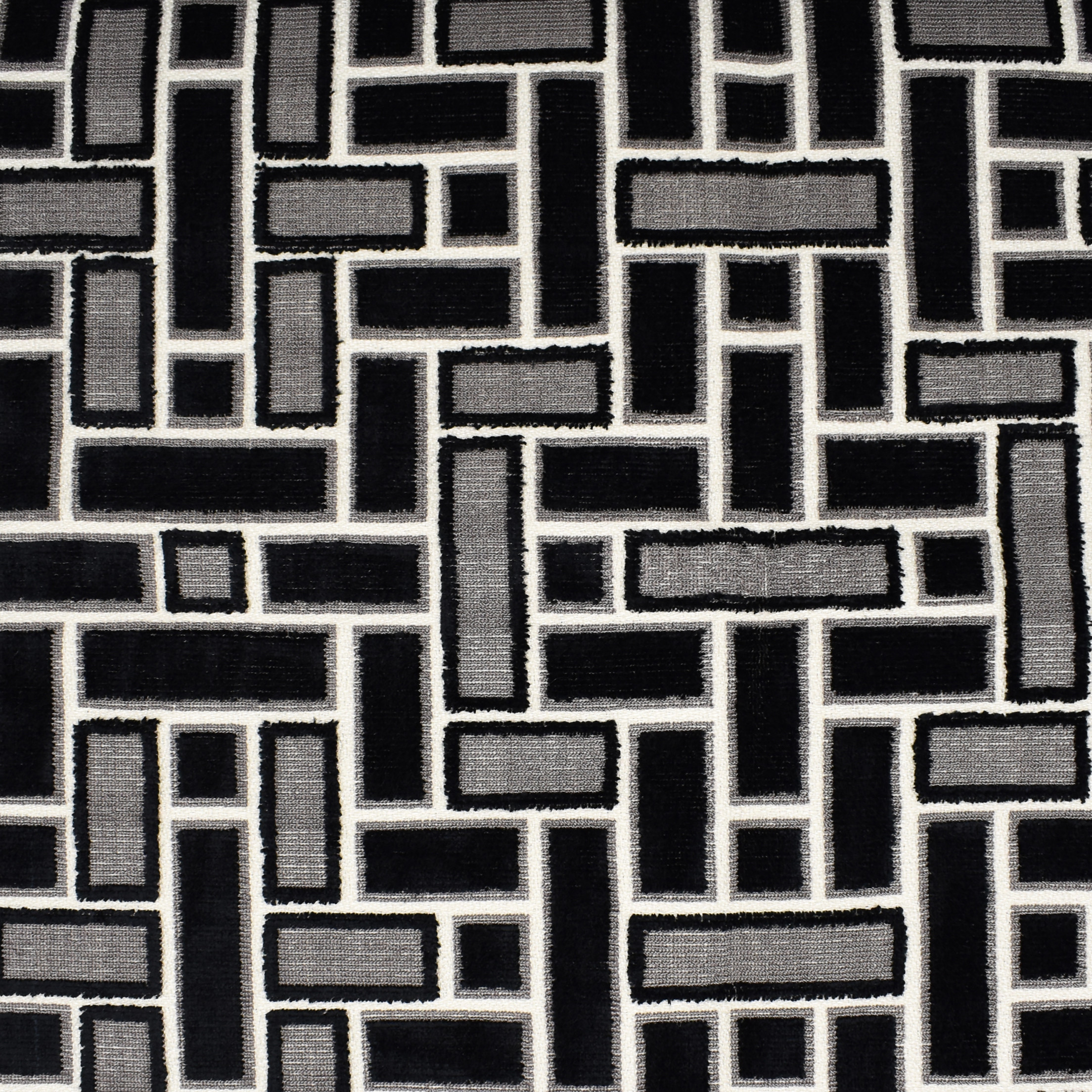 Black upholstery fabric