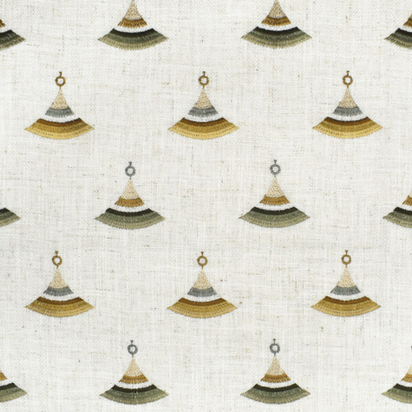 Green upholstery fabric