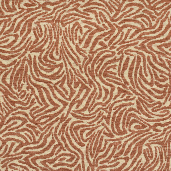 Orange upholstery fabric