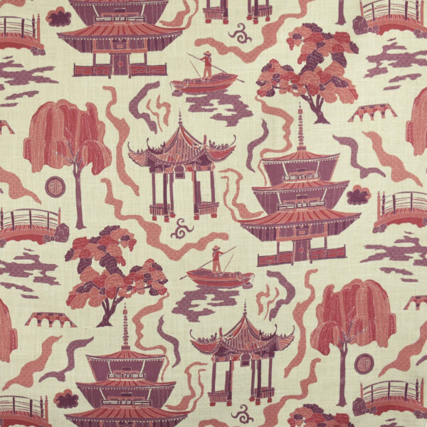 Greenhouse Fabrics F2835 Mauve upholstery fabric swatch for sample-first furniture planning