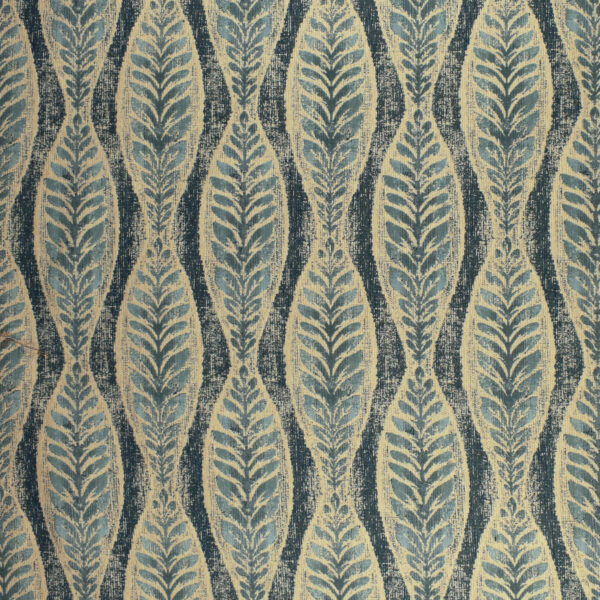 Greenhouse Fabrics F2966 Indigo upholstery fabric swatch for sample-first furniture planning