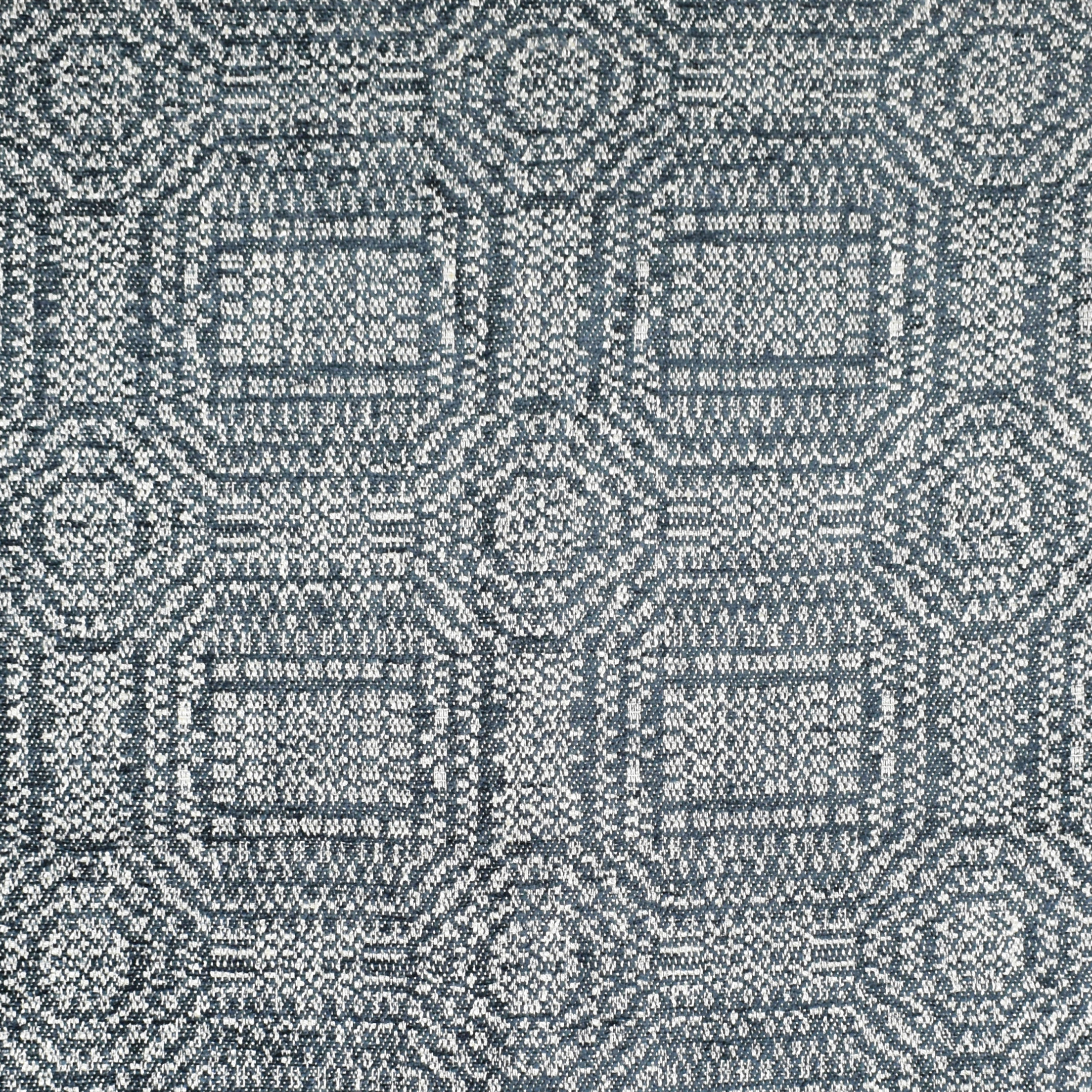 Blue upholstery fabric