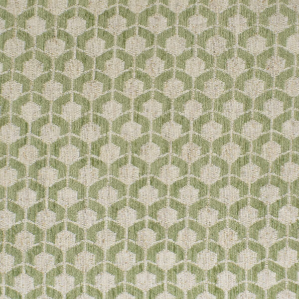 Green upholstery fabric