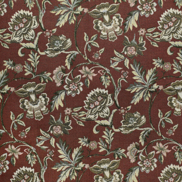 Red upholstery fabric