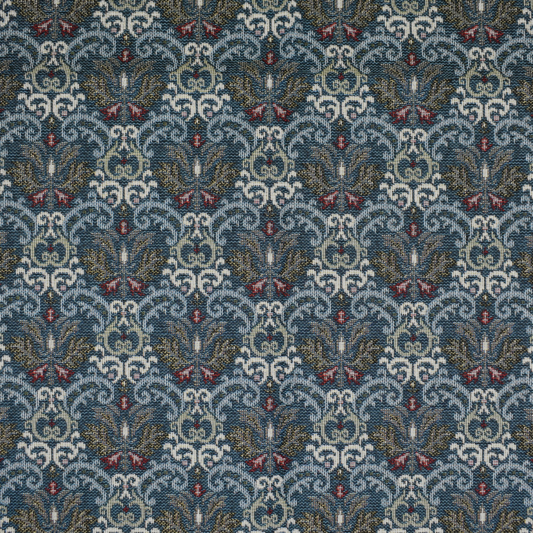 Blue upholstery fabric