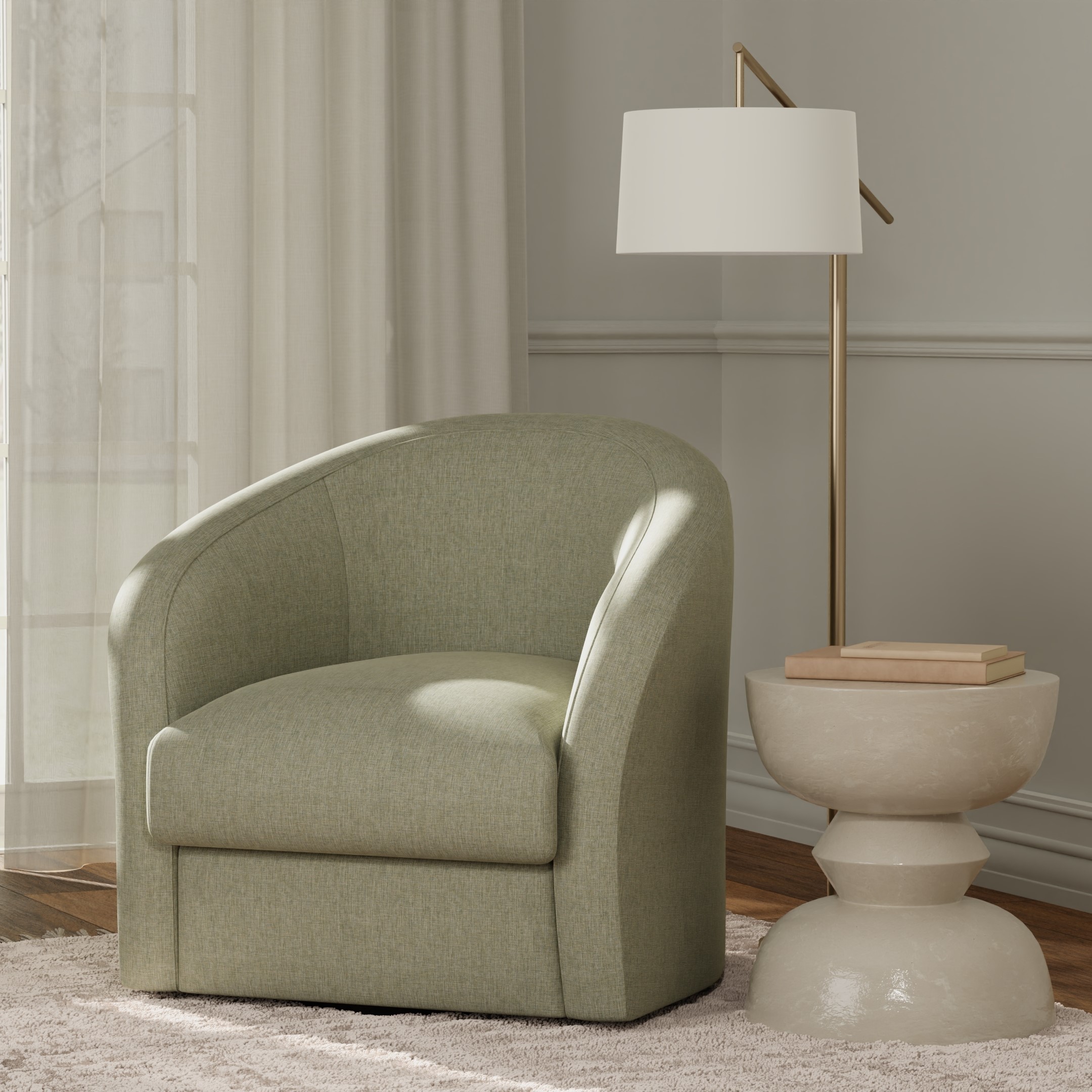 Blue upholstery fabric